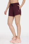 Zelocity Quick Dry Gym Straight Fit Shorts - Windsor Wine — thumbnail 2